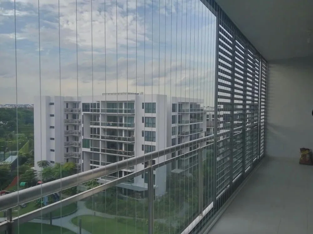 Window Safety Nets installation by Rio Enterprises